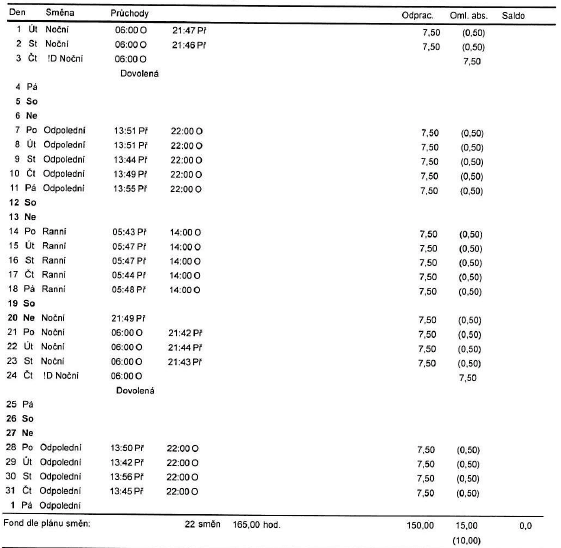 PDF pracovního výkazu